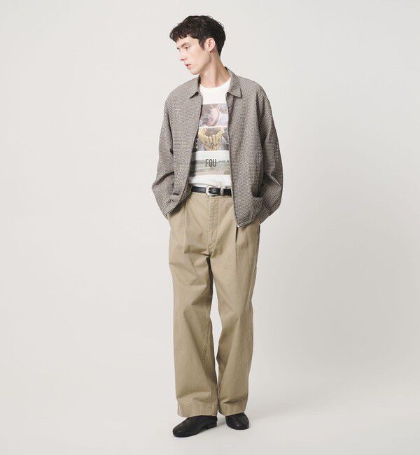 BEAUTY&YOUTH UNITED ARROWS「アーバン サッカー チェック ジップ シャツ」|シャツ・ブラウス|