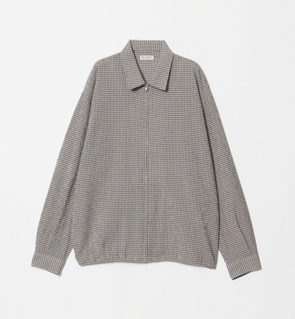 BEAUTY&YOUTH UNITED ARROWS「アーバン サッカー チェック ジップ シャツ」|シャツ・ブラウス|