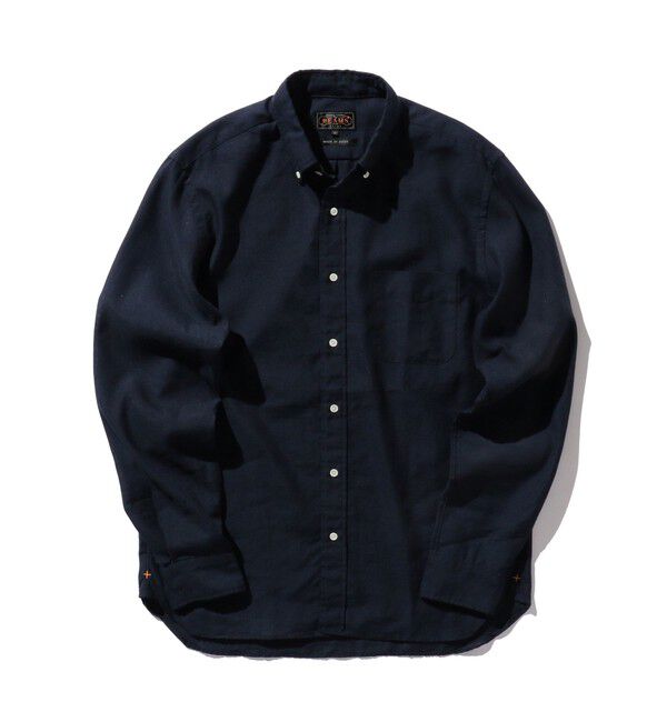 BEAMS PLUS「B.D. COOLMAX(R) Linen」|シャツ・ブラウス|NAVY