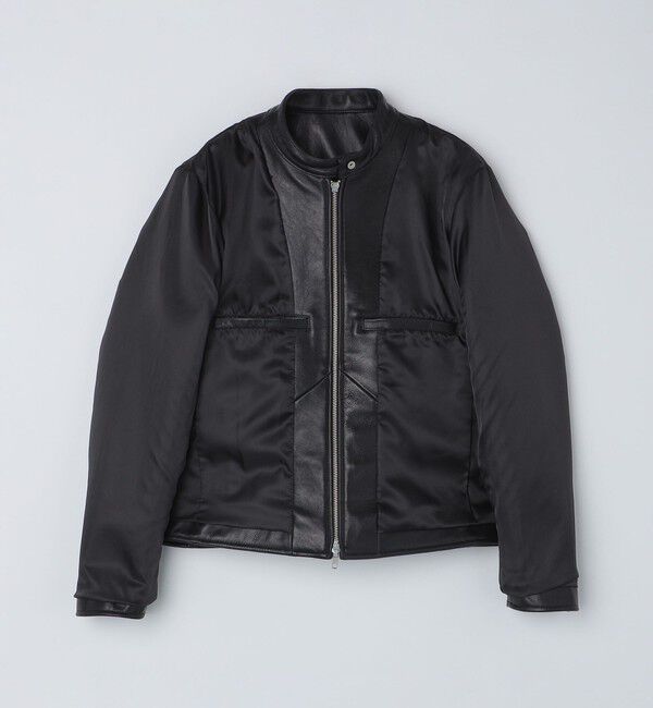 【希少カラー】SHIPS ラムレザー　シングルライダースジャケット　Size L SHIPS: ラムレザー シングル ライダース ジャケット（SHIPS）｜ルミネ