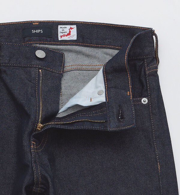 SHIPS「【WEB限定】SHIPS: MADE IN JAPAN セルビッチ スリムストレート デニム パンツ」|デニム|