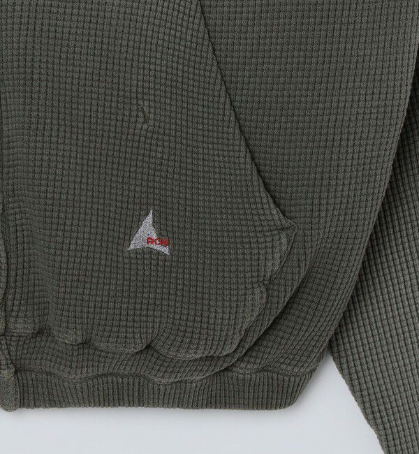 SHIPS「ROA: BEE SUN FADED WAFFLE ZIP UP HOODIE」|パーカー|
