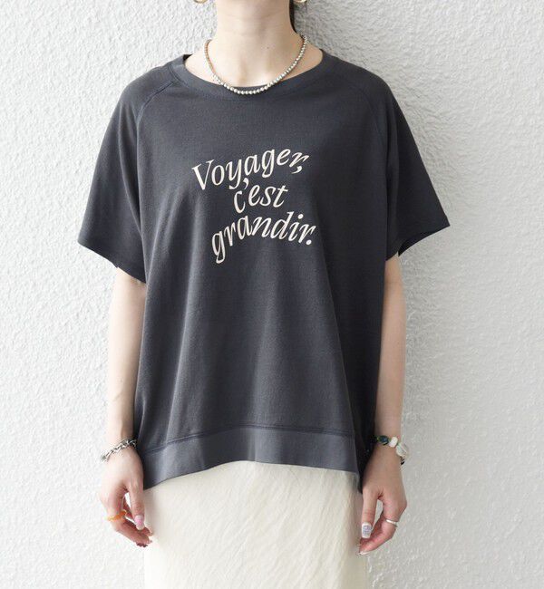 SHIPS any「SHIPS any:〈洗濯機可能〉シアー 裏毛 ロゴ TEE」|Tシャツ・カットソー|
