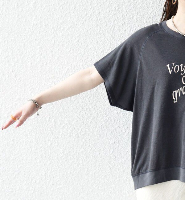 SHIPS any「SHIPS any:〈洗濯機可能〉シアー 裏毛 ロゴ TEE」|Tシャツ・カットソー|