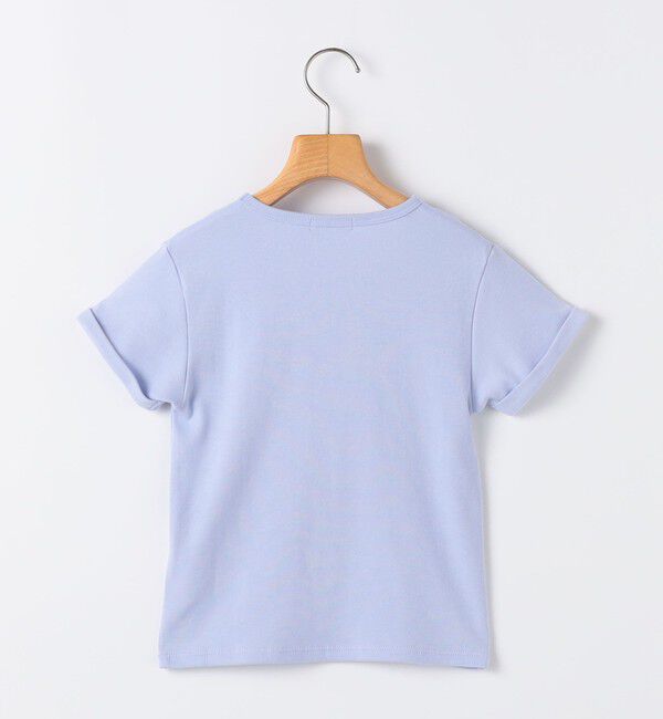 SHIPS KIDS「SHIPS KIDS:100～130cm /ブロックフォント ロゴ Tシャツ」|Tシャツ・カットソー|
