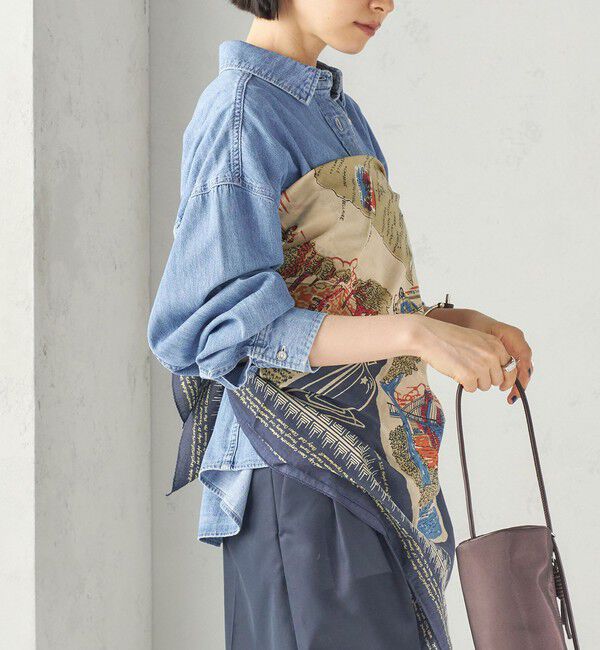 SHIPS for women「【一部SHIPS別注】BINDU: スカーフ 100&times;100」|バンダナ・スカーフ|