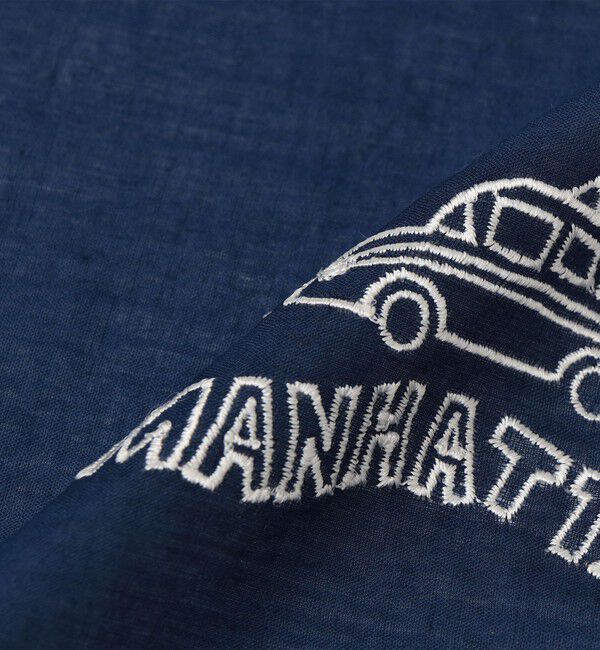 SHIPS for women「ANATHA: NEW YORK 刺繍 バンダナ スカーフ」|バンダナ・スカーフ|