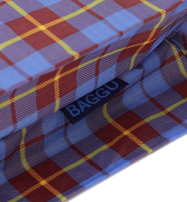 SHIPS Days「BAGGU: ベイビー タータン チェック」|エコバッグ|