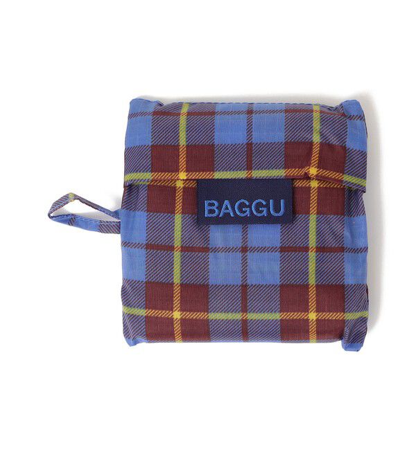 SHIPS Days「BAGGU: ベイビー タータン チェック」|エコバッグ|
