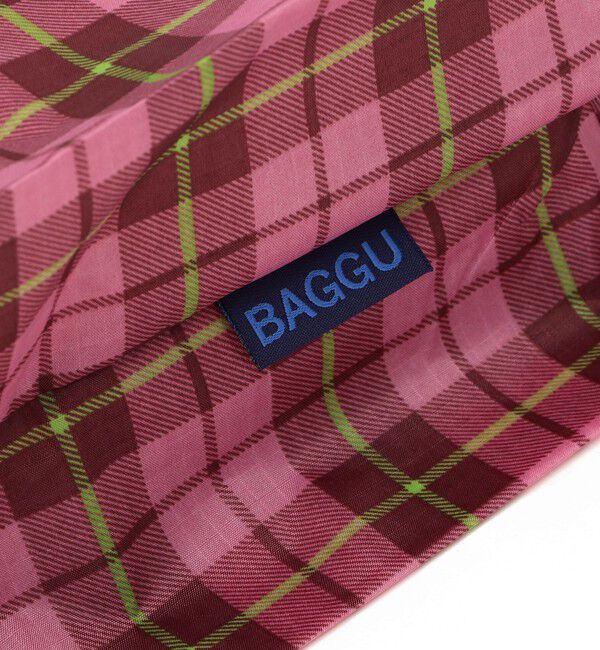 SHIPS Days「BAGGU: スタンダード タータン チェック」|エコバッグ|