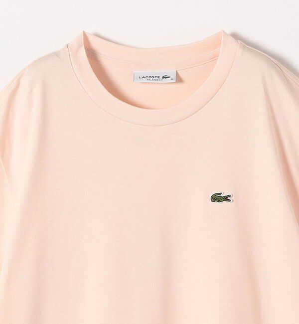 SHIPS any「LACOSTE:〈洗濯機可能〉ベーシック クルーネック TEE」|Tシャツ・カットソー|