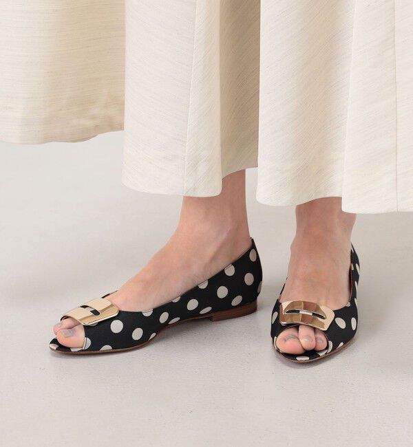 TOMORROWLAND GOODS「PELLICO DOT FLAT MULE フラットシューズ」|ローファー|