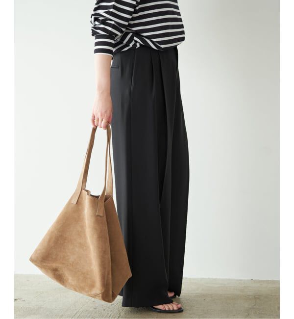 Plage「2 Tuck Elegant パンツ」|スラックス|
