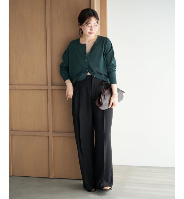 Plage「2 Tuck Elegant パンツ」|スラックス|