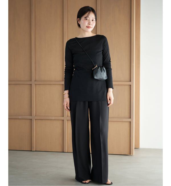 Plage「2 Tuck Elegant パンツ」|スラックス|