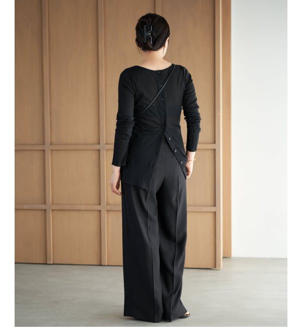 Plage「2 Tuck Elegant パンツ」|スラックス|