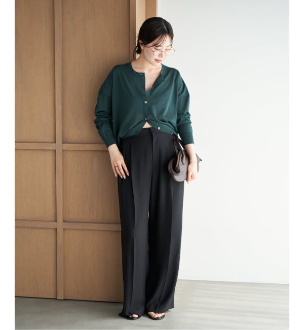 Plage「2 Tuck Elegant パンツ」|スラックス|