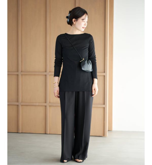 Plage「2 Tuck Elegant パンツ」|スラックス|