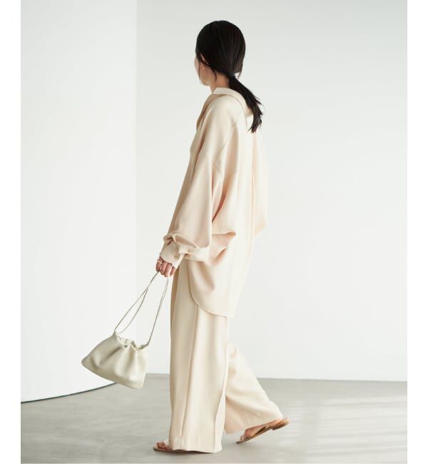 Plage「2 Tuck Elegant パンツ」|スラックス|