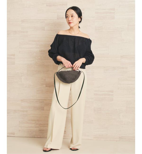 Plage「2 Tuck Elegant パンツ」|スラックス|