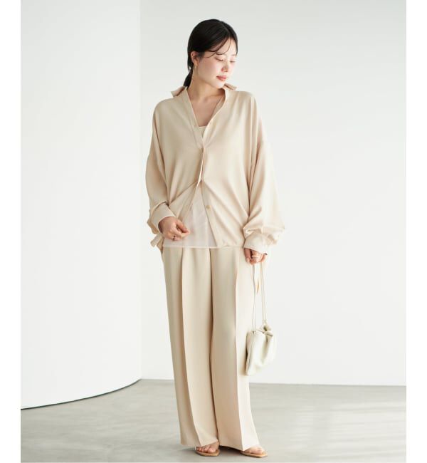 Plage「2 Tuck Elegant パンツ」|スラックス|