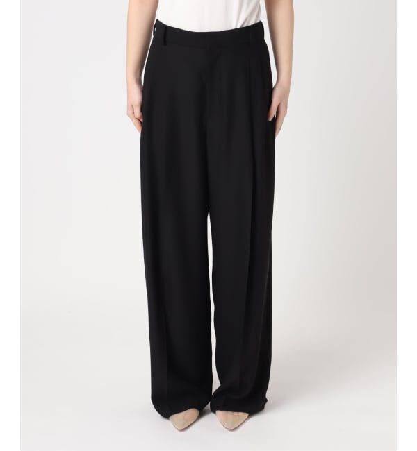 Plage「2 Tuck Elegant パンツ」|スラックス|