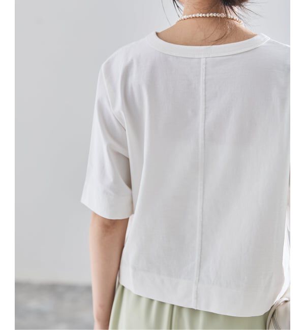 IENA「クロップドTシャツ」|Tシャツ・カットソー|