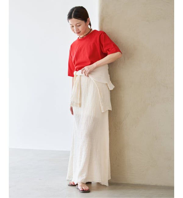 IENA「クロップドTシャツ」|Tシャツ・カットソー|
