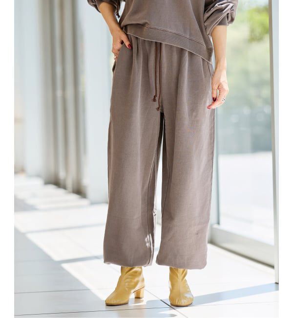 IENA LA BOUCLE「《予約》IENA LA BOUCLE ピグメントバイオスウェットパンツ」|その他|