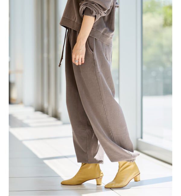 IENA LA BOUCLE「《予約》IENA LA BOUCLE ピグメントバイオスウェットパンツ」|その他|