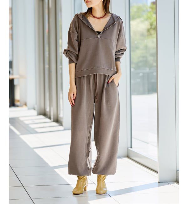 IENA LA BOUCLE「《予約》IENA LA BOUCLE ピグメントバイオスウェットパンツ」|その他|