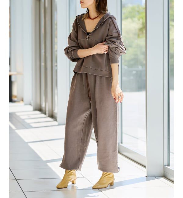 IENA LA BOUCLE「《予約》IENA LA BOUCLE ピグメントバイオスウェットパンツ」|その他|