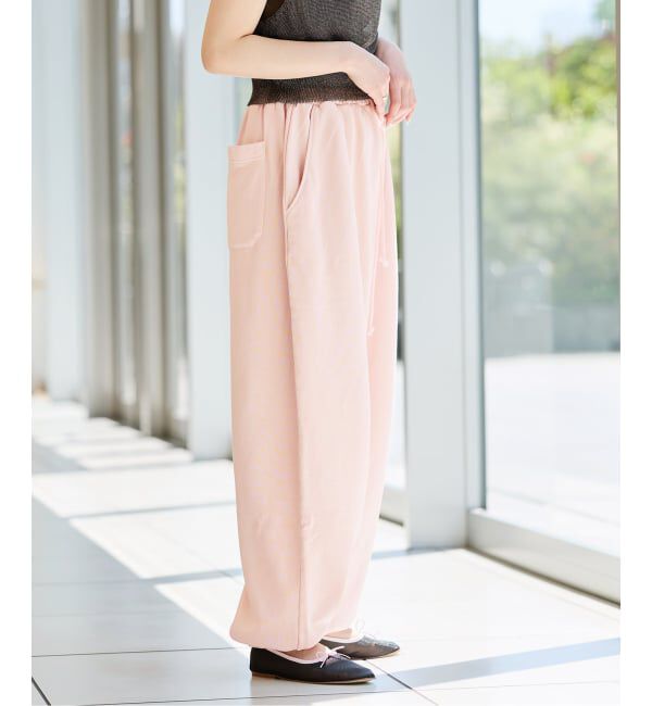 IENA LA BOUCLE「《予約》IENA LA BOUCLE ピグメントバイオスウェットパンツ」|その他|