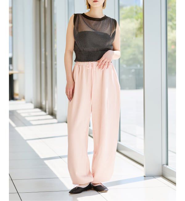 IENA LA BOUCLE「《予約》IENA LA BOUCLE ピグメントバイオスウェットパンツ」|その他|