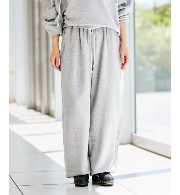 IENA LA BOUCLE「《予約》IENA LA BOUCLE ピグメントバイオスウェットパンツ」|その他|