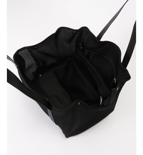 IENA「《洗濯機洗い可》qbag paris/キューバッグ パリ NEST ZIP L バッグ」|トートバッグ|