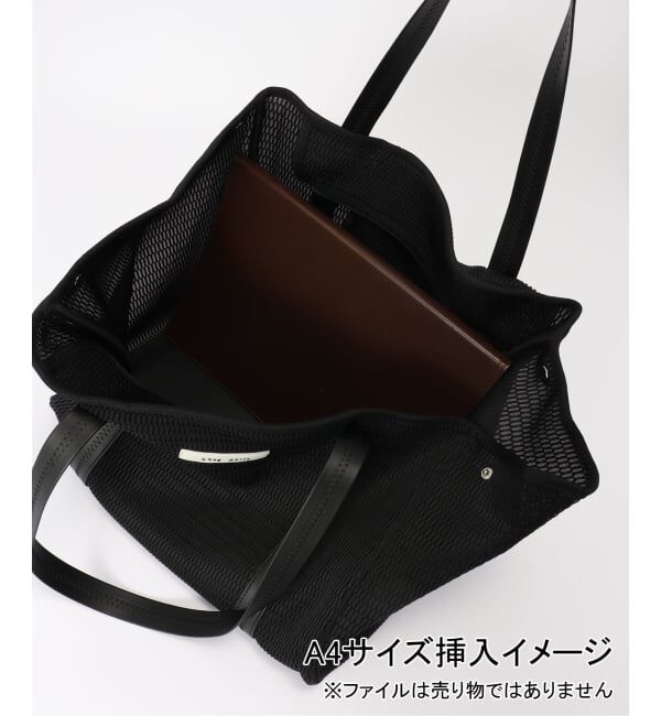 IENA「《洗濯機洗い可》qbag paris/キューバッグ パリ NEST ZIP L バッグ」|トートバッグ|