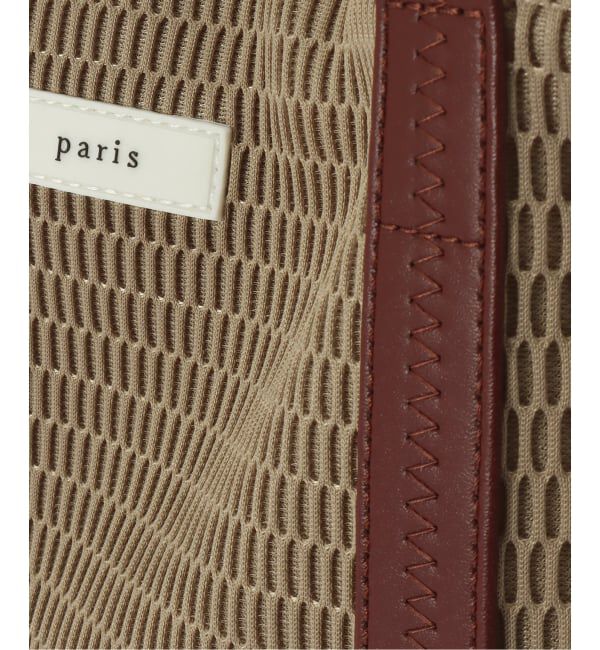 IENA「《洗濯機洗い可》qbag paris/キューバッグ パリ NEST ZIP L バッグ」|トートバッグ|