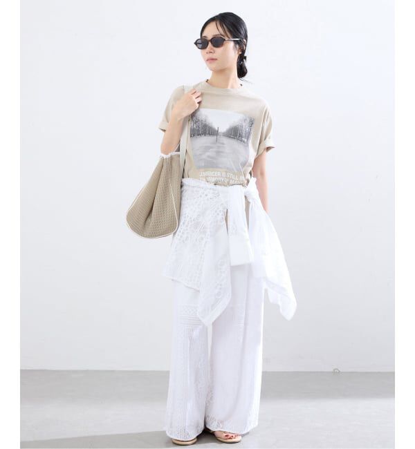 IENA「《洗濯機洗い可》qbag paris/キューバッグ パリ NEST ZIP L バッグ」|トートバッグ|