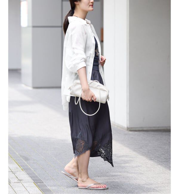 IENA「《手洗い可能》コットンローンオーバーサイズシャツ」|シャツ・ブラウス|