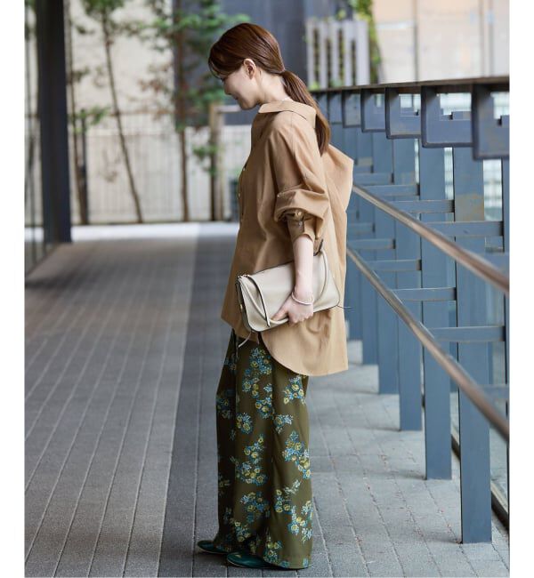 IENA「《手洗い可能》コットンローンオーバーサイズシャツ」|シャツ・ブラウス|