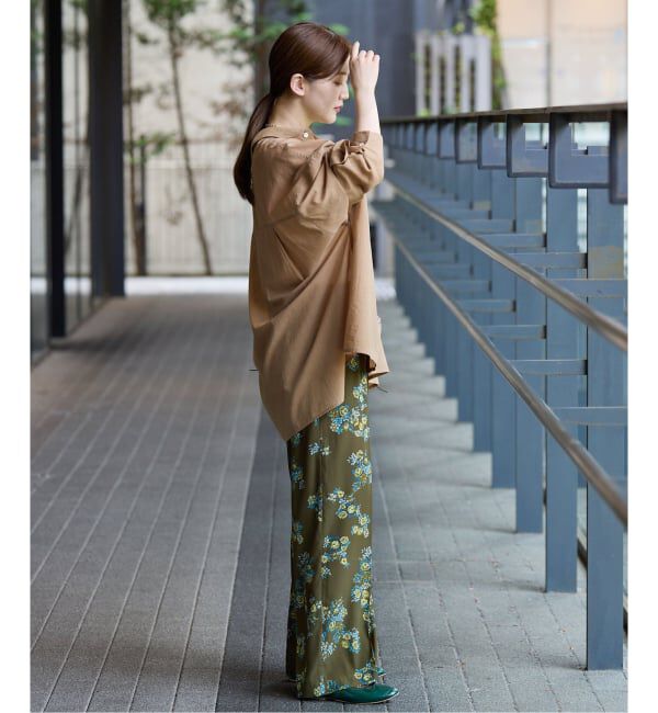IENA「《手洗い可能》コットンローンオーバーサイズシャツ」|シャツ・ブラウス|