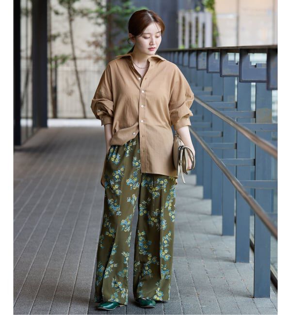 IENA「《手洗い可能》コットンローンオーバーサイズシャツ」|シャツ・ブラウス|