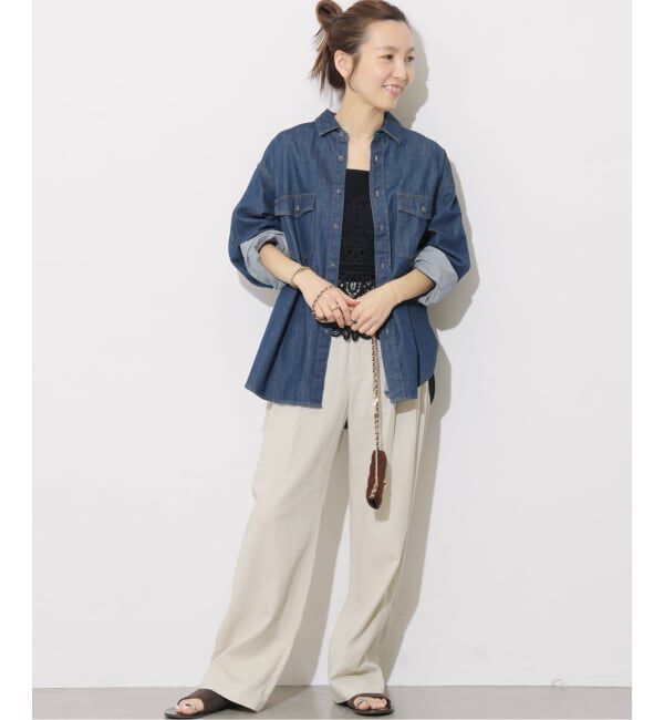 JOURNAL STANDARD relume「《追加4》9oz デニムワークシャツ」|シャツ・ブラウス|