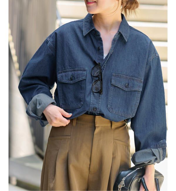 JOURNAL STANDARD relume「《追加4》9oz デニムワークシャツ」|シャツ・ブラウス|