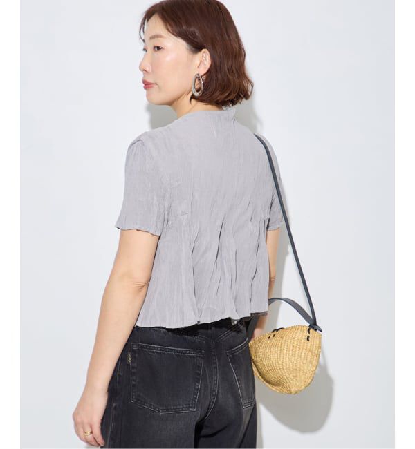 journal standard L'essage「【Gongdid Design】 Carry Over_Wavy_Crop Top：トップス」|Tシャツ・カットソー|