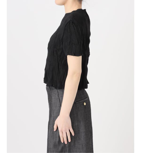 journal standard L'essage「【Gongdid Design】 Carry Over_Wavy_Crop Top：トップス」|Tシャツ・カットソー|