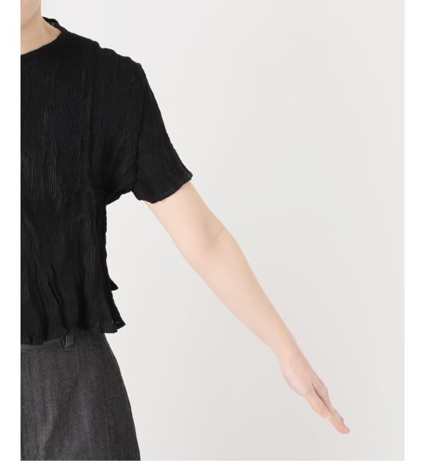 journal standard L'essage「【Gongdid Design】 Carry Over_Wavy_Crop Top：トップス」|Tシャツ・カットソー|