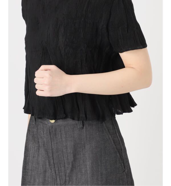 journal standard L'essage「【Gongdid Design】 Carry Over_Wavy_Crop Top：トップス」|Tシャツ・カットソー|