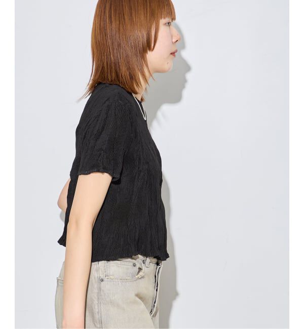 journal standard L'essage「【Gongdid Design】 Carry Over_Wavy_Crop Top：トップス」|Tシャツ・カットソー|